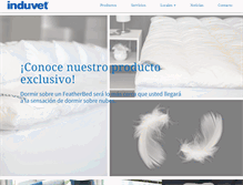 Tablet Screenshot of induvet.cl